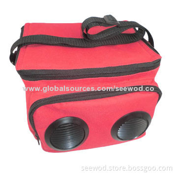 Patent Picnic/Cooler Bag with Speaker and Foldable Design